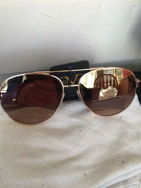 versace 19v69 italia mona aviator pilot sunglasses gold metal brown|V 1969 Italia Sunglasses for sale .